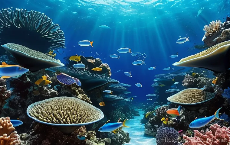 수중 로봇 - **Underwater Infrastructure Maintenance Robot**
    A sturdy, multi-limbed Remotely Operated Vehicle...